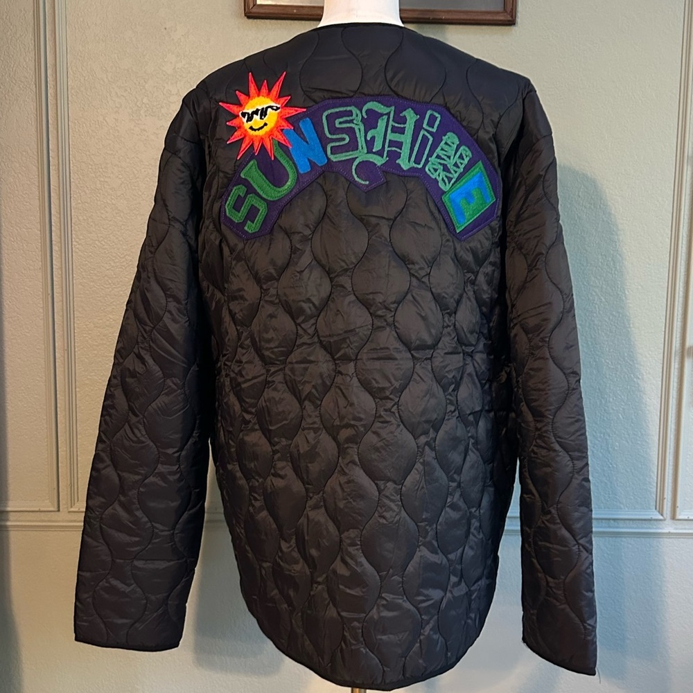 Men’s First Row Quilted Floral Jacket - SZ XL - Picture 8 of 11